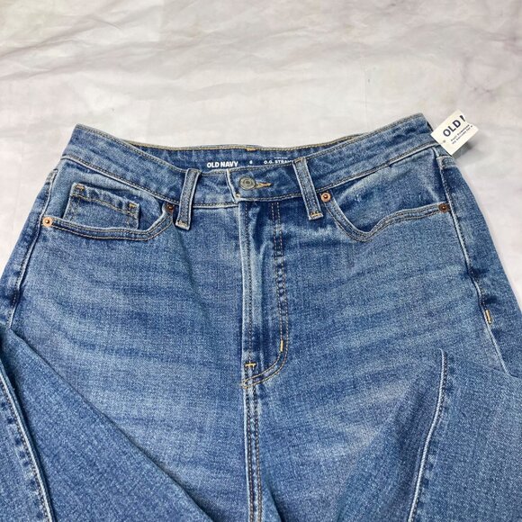Old Navy High Rise OG Straight Leg Jeans Womens Size 6 Tall New NWT - Picture 2 of 6